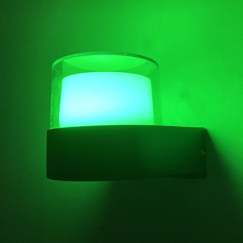Decorative Led Lamp Acrylic Round Waterproof Wall Lamp And Outdoor Nightlight