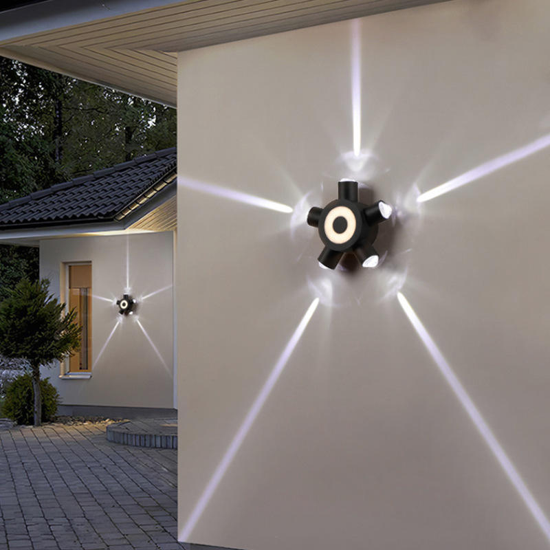LED 6W/12W Outdoor Waterproof IP65 Wall Light Porch Garden Wall Lamp Indoor Bedroom Living Room Decoration Lighting Lamp