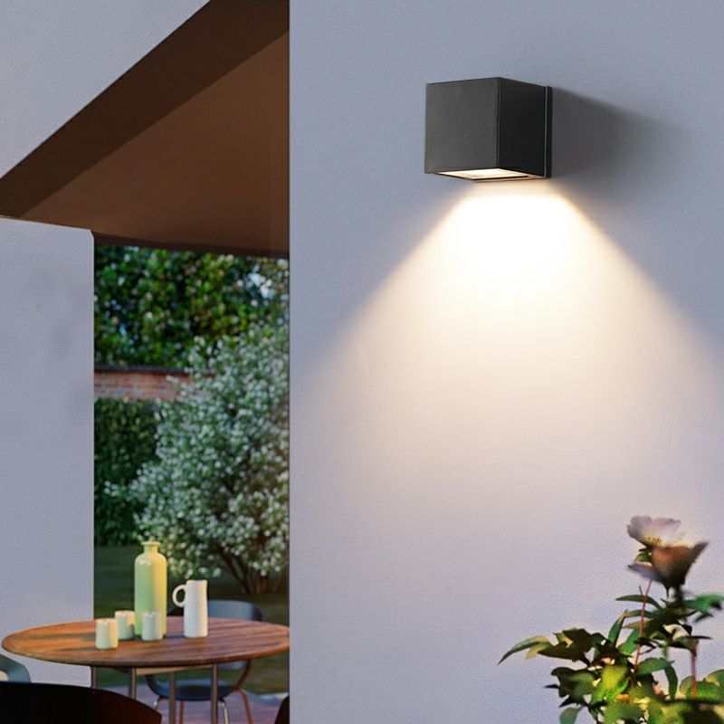 Solar Light Outdoor Wall Lamp Garden Up Down Waterproof Aluminum Sunlight Wall Sconce Lamp Solar LED Light Outdoor