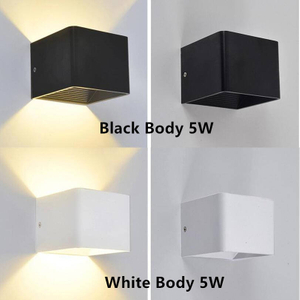 3w 5w Square Wall Lamp Indoor Led Lighting Led Indoor Lighting Pottery Cube Indoor Wall Lamp Square Small Night Light Unique Wall Lamp Indoor Hotel Decoration Good Quality 