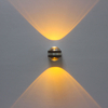 2W Crystal Brilliant Design Bedside Nightlight Living Room Glass LED Sconce Lamp Home Wall Bracket Lamp Up Down Lighting