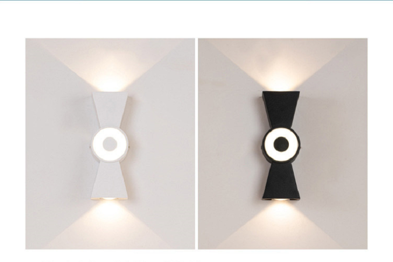 6W Led Waterproof Outdoor up and down lighting garden Horn shape IP65 loft wall lamp outdoor led wall sconce modern