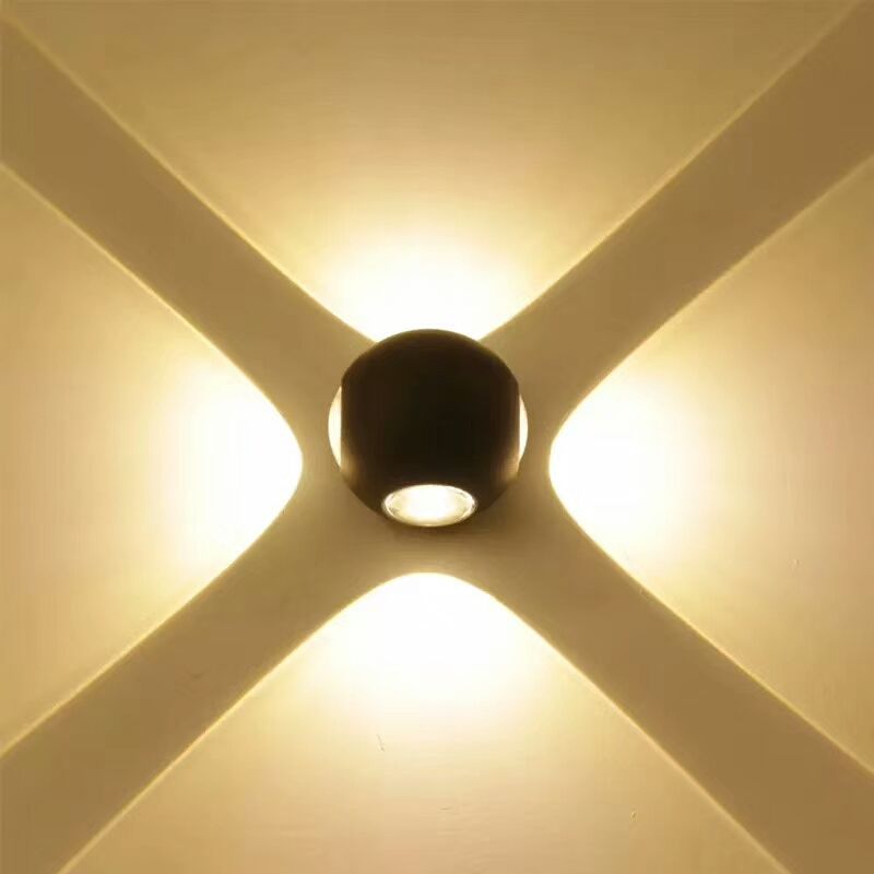 4W Small NEW Arrival Ball Lights Outdoor Down Light Multi-color Lights External Wall Lamps Luminaire LED Wandlamp LED Wall Lamps