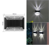 Outdoor Waterproof Aluminum LED Garden Step Floor Light Solar Powered Driveway Road Stud Garden Street Marker Dock Deck Light