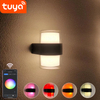 Tuya APP Smart light Acrylic waterproof wall light Round IP65 waterproof colorful fashionable decorative wall lamp