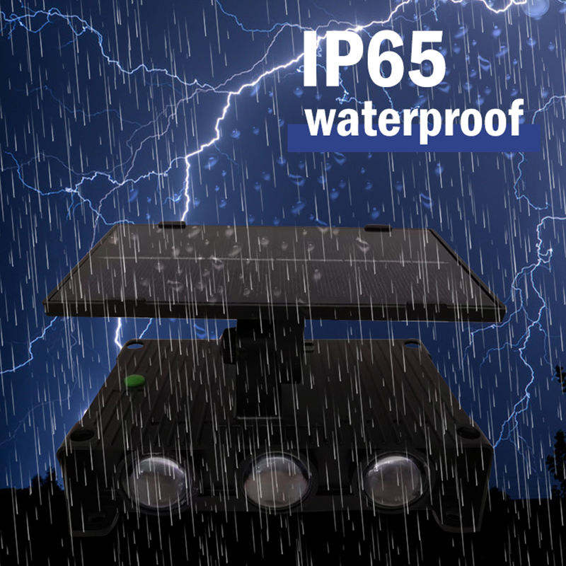 GISUN New Product Intelligent Light-Control Automatic Charging 6W RGB Solar Wall Lamp Led Waterproof Light for Garden