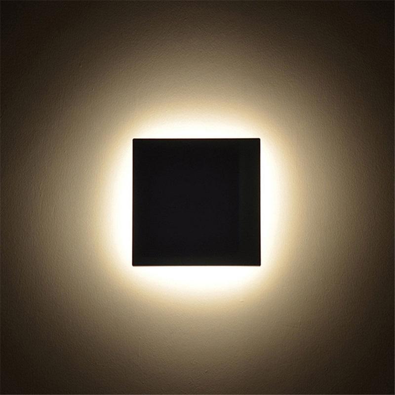 8W 12W 15W Modern Led Light LED Moon Lights Round Or Square Shape High-quality Indoor Nightlight Bedside Lamps Indoor Wall Sconce