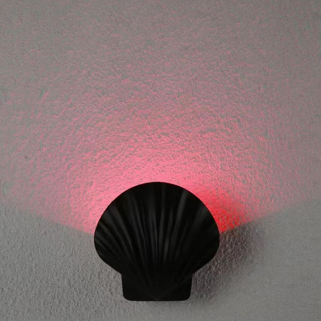 5W NEW Waterproof Lamp RGB light color LED sconce modern led wall light outdoor indoor light loft garden shell lamp