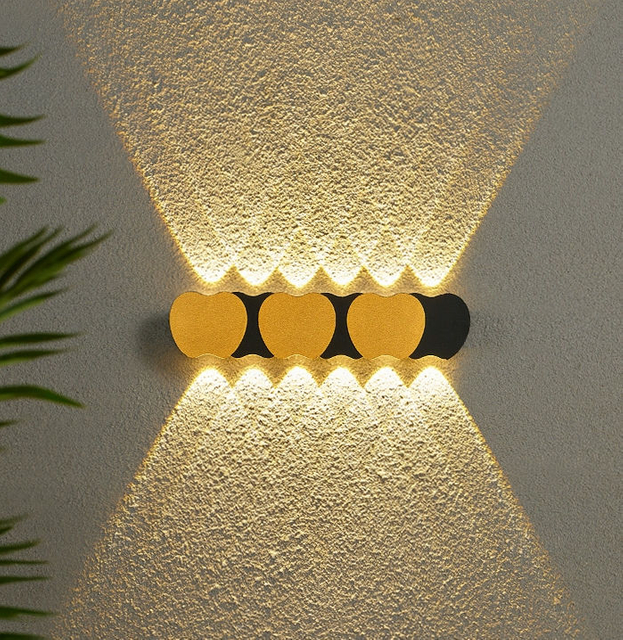 New Corridor Stairs Lighting LED Wall Lamp Outdoor Waterproof IP65 Up And Down Wall Sconce Acrylic Light Garden Lights 220V
