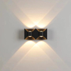 6W 12W Decorate Modern Contemporary Garden Aluminum Outdoor Wall Light Up Down LED Wall Lights