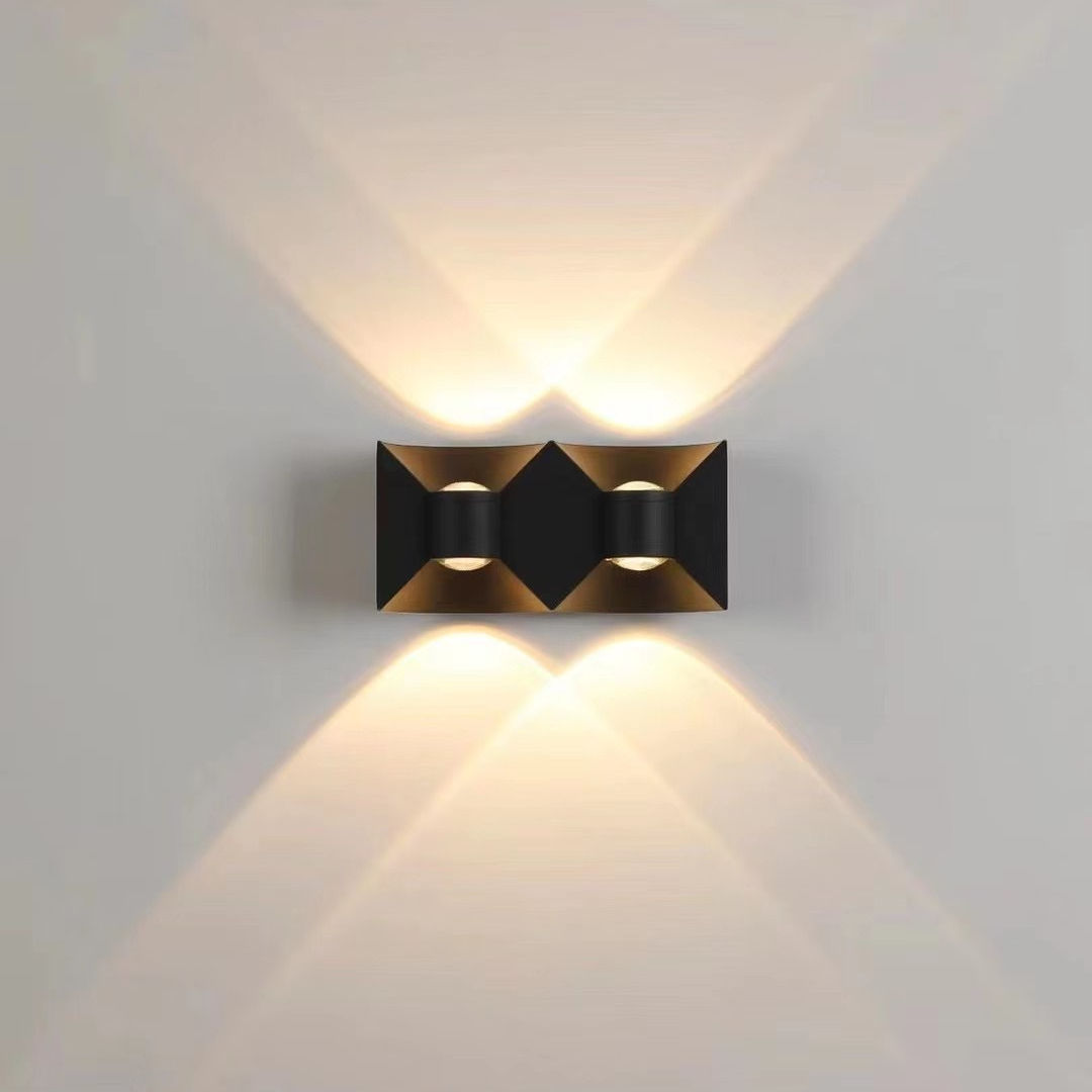 6W 12W Decorate Modern Contemporary Garden Aluminum Outdoor Wall Light Up Down LED Wall Lights
