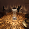 Rose Crystal Acrylic Rechargeable Night Light Table Lamp Tiktok Touch Control Color-changing Desk Lamp