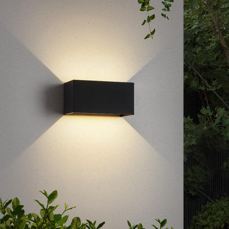wholesale outdoor waterproof ip65 decorative surface mounted square indoor outdoor wall lamp