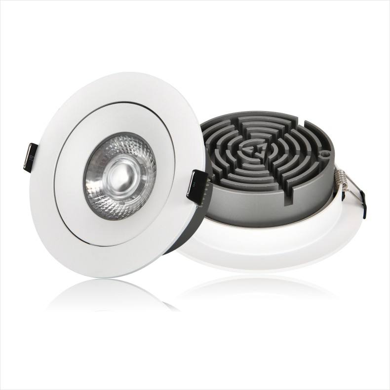China Factory Price CE ERP Round Small Panel Light 5W 7W Daylight Recessed LED Ceiling Panel Light Ceiling Mini Led Spot Light