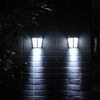 Black Transparent Down Solar Wall Lamp Outdoor Waterproof Household Garden Terrace Balcony Atmosphere Decor Light