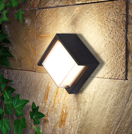 5W Modern LED Cold Light RGB with Controller Up And Down Lighting Cube Sconce Lamp Fixture Mount Indoor Outdoor Lighting