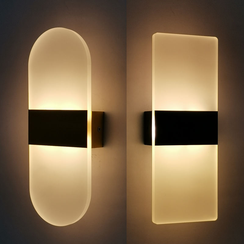 Acrylic 6W wall lamp simple led living room Background Round Wall Lamp hotel hall corridor lighting minimalist