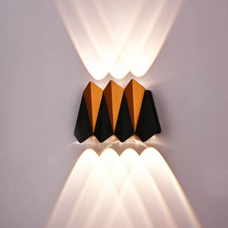 Nordic Style Luminary Waterproof Garden 12W LED Wandlamp Brace Wall Night Light Decorate for Outdoor Lighting Sofa Background