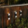6LED Solar wall lamp IP65 outdoor waterproof courtyard light garden villa outdoor wall washing lamp wall lamp