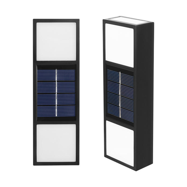 6LED Solar wall lamp IP65 outdoor waterproof courtyard light garden villa outdoor wall washing lamp wall lamp