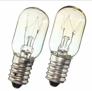 AC220 230V Edison Bulb E14 SES 15W 25W Refrigerator Fridge Light Bulb Tungsten Filament Lamp Bulbs Warm White Ceiling Spotlight