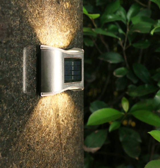 New 6LED Solar Lamp IP65 Waterproof Outdoor Lamp Courtyard Wall Lamp for Garden Villa Decoration