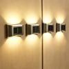 New 6LED Solar Lamp IP65 Waterproof Outdoor Lamp Courtyard Wall Lamp for Garden Villa Decoration