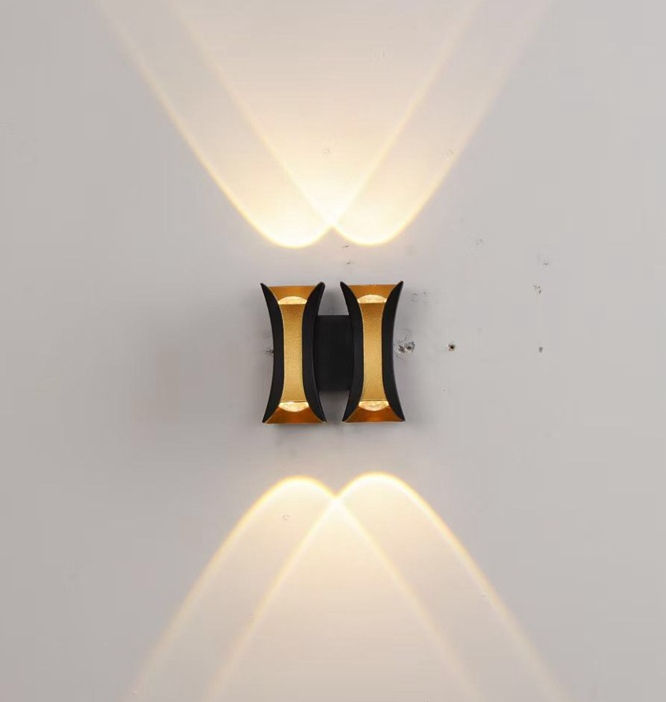Garden Glass Wall Lamps Outdoor Exterior Light Fixture Retro IP65 Waterproof LED for House Porch Corridor Gateway&Gate Patio
