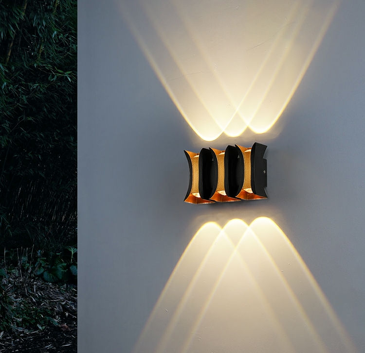 Garden Glass Wall Lamps Outdoor Exterior Light Fixture Retro IP65 Waterproof LED for House Porch Corridor Gateway&Gate Patio