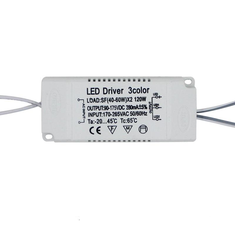 8-120W LED Driver Input AC175-265V Non-Isolating Lighting Transformer Luminaire Drive Power Supply Adapter