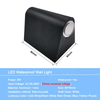 Modern Waterproof Outdoor 2W LED Wall Lamp IP65 Aluminum UP And Down Wall Light Garden Porch Sconce Decoration Light 110V 220V