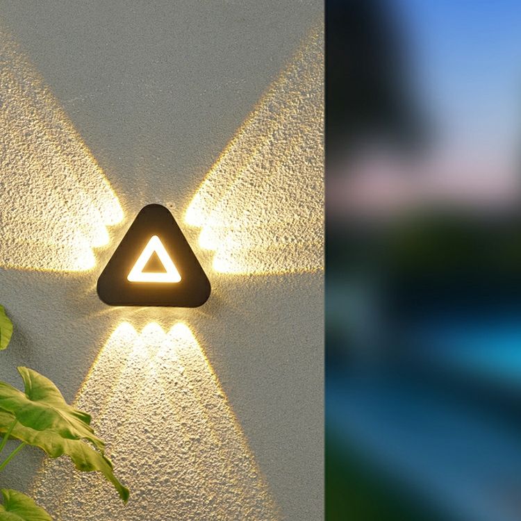 Modern Minimalist Triangle Shape LED Wall Lamps Nordic Style Outdoor Wall Lamps Living Room 12W AC85-265V Simple Fancy Lighting