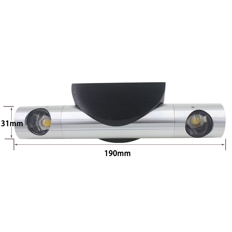 2x3W AC85-265V 360 Degrees Rotation LED Wall Light Fixtures Reading Wall Lamp Mirror Lighting Stair Light Modern Wall Sconce