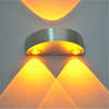 Semicircle 3W LED Wall Lamp Aluminum Up Down Wall lights for Bedroom Bedside Corridor Living Room