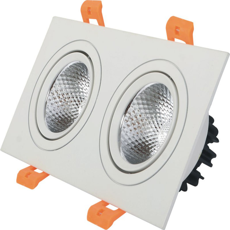 Double Heads Led Downlight LED Ceiling Spot Light Embedded Downlight 10W 14W 20W 24W Downlight