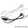 Line Cable 303 /304 /317 /301 Dimmer Power Cord /Double Button Switch EU Plug Wire For LED Bulb/Desk Light Luminary USA
