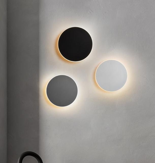 Modern Led Light Round Shape Led Wall Lamp And High-quality Indoor Nightlight Bedside Lamps