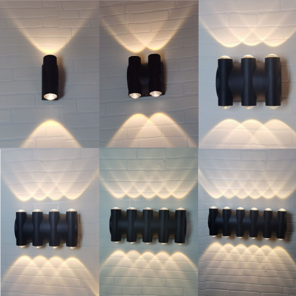 Modern Wall Sconce Lights 12W LED Room Wall Lights Up Down Aluminium Wall Lighting Lamps for Living Room Bedroom Corridor