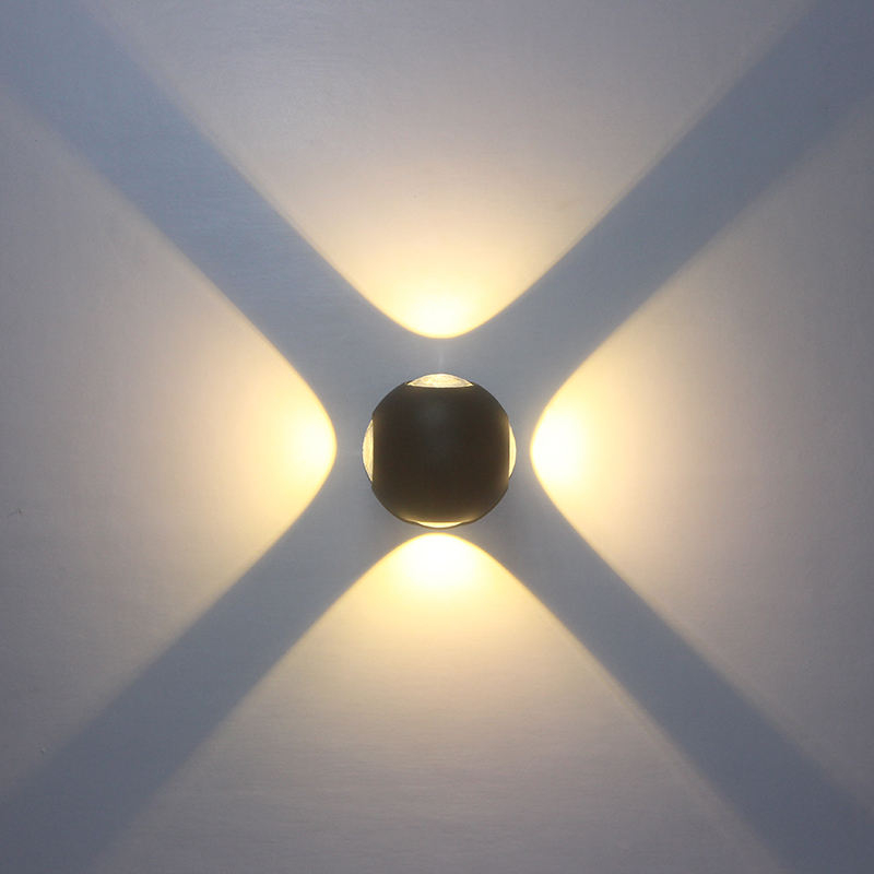 NEW Arrival Ball Lights Outdoor Down Light Multi-color Lights External Wall Lamps Luminaire LED Wandlamp LED Wall Lamps