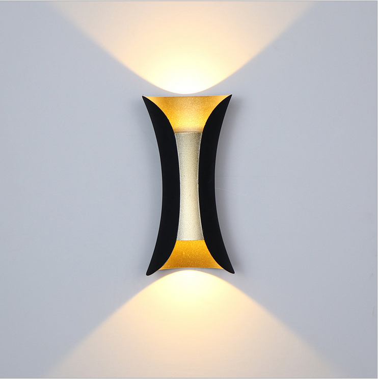Garden Wall Lamp IP65 Outdoor Waterproof LED Wall Light 10W AC 110V 220V Lighting Up And Down White & Color Ambiance Appear