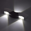 Lightess 3W LED wall lights indoor Up and Down wall lamp made of aluminum Hall lamp wall lighting silver cool white