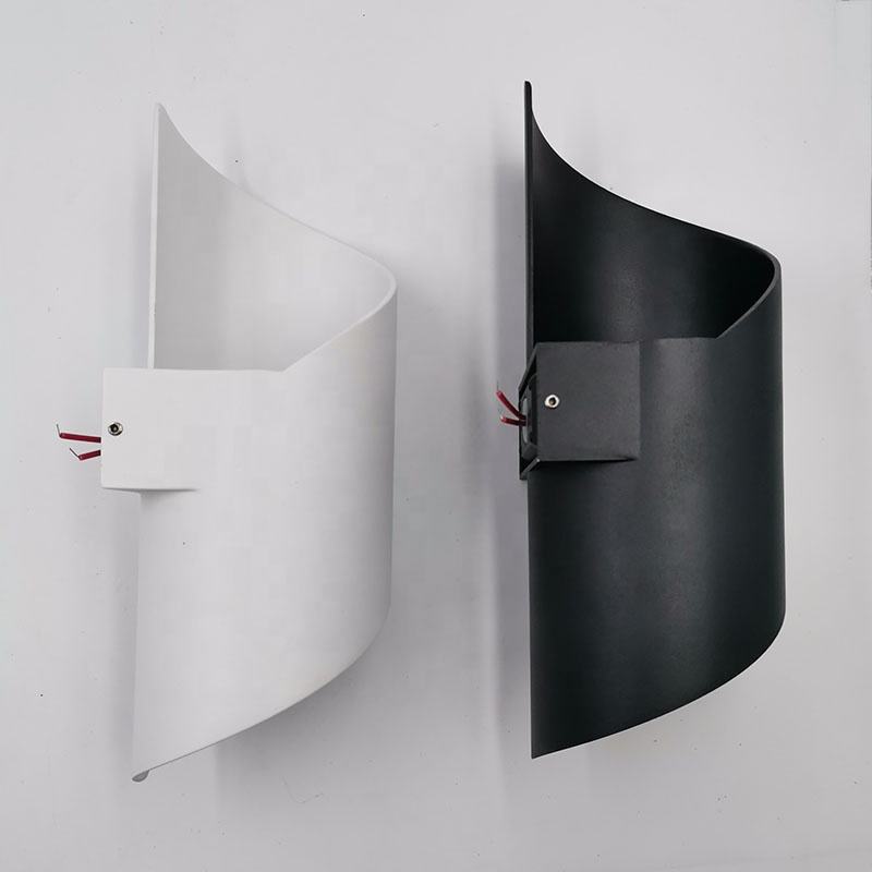 12W Curve Shape Easy Installing Wall Mounted Light Ktv Villa Decoration Courtyard Balcony Piazza Gate Stairway Wall Lamps