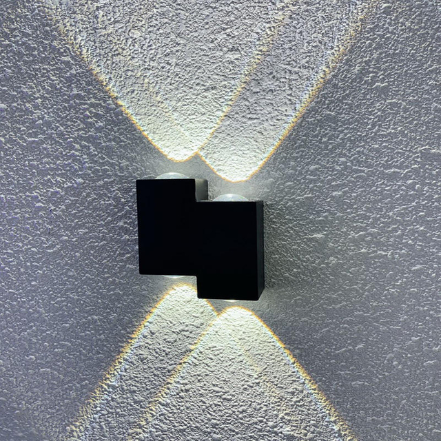 Outdoor LED Wall Lamp Up And Down Aluminum Decorate Wall Sconce Bedroom LED Porch Light