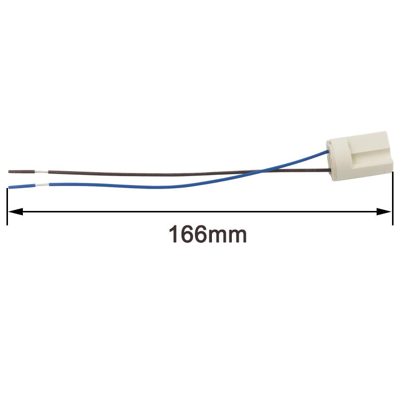 High Quality G9 LED Lamp Base 250V 2A 18cm Ceramic Socket G9 Type Halogen Lamp Holder for G9 LED Bulb light