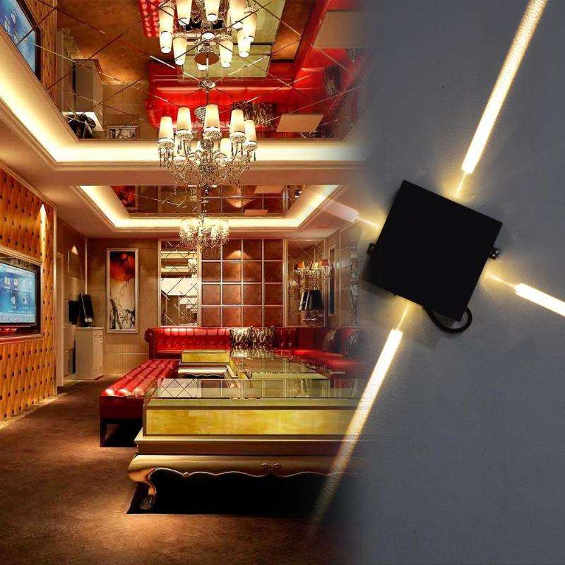 Modern Led Wall Lamp Indoor Stair Light Fixture Bedside Loft Living Room Up Down Home Hallway Lampada 10W Wall Sconces