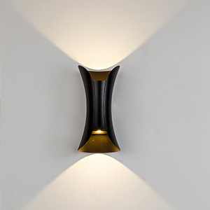Modern and simple aluminum wall lamp Outdoor waterproof small waist vanity light