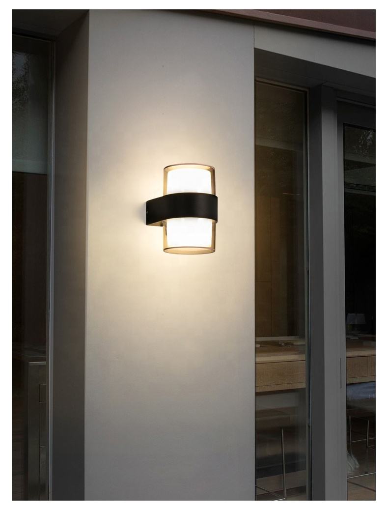 LED Innovative 2.4G Smart Remote Control Three color temperature 3 Modes Colors Waterproof IP65 wall lamp Up and Down