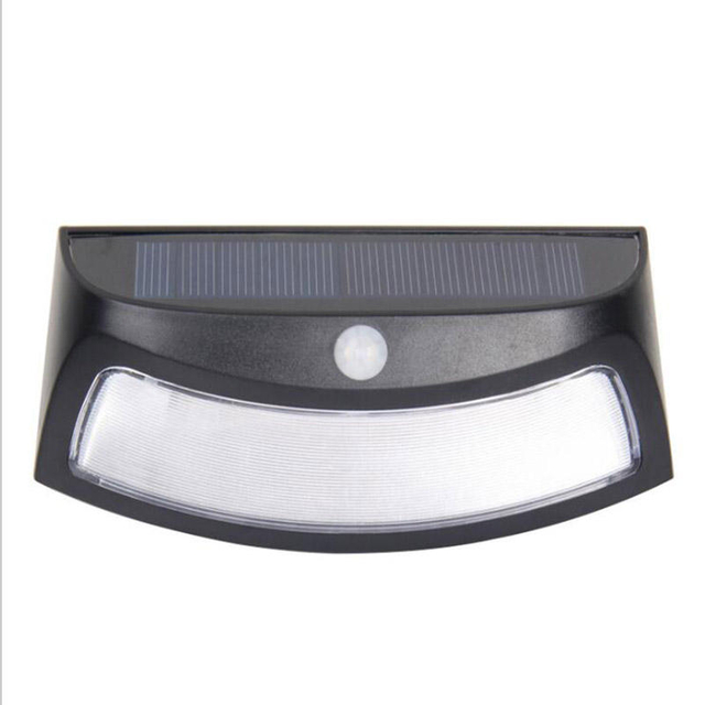 IP44 High quality New smile Solar light For garden Light Solar Power Fence Security Light with Motion Sensor
