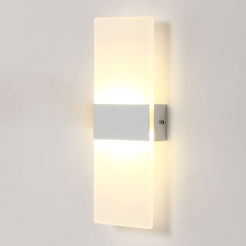 Acrylic wall sconce Piano keys Wall Light For Living Room Bathroom Bedroom Light Luminaire 85-265V night light