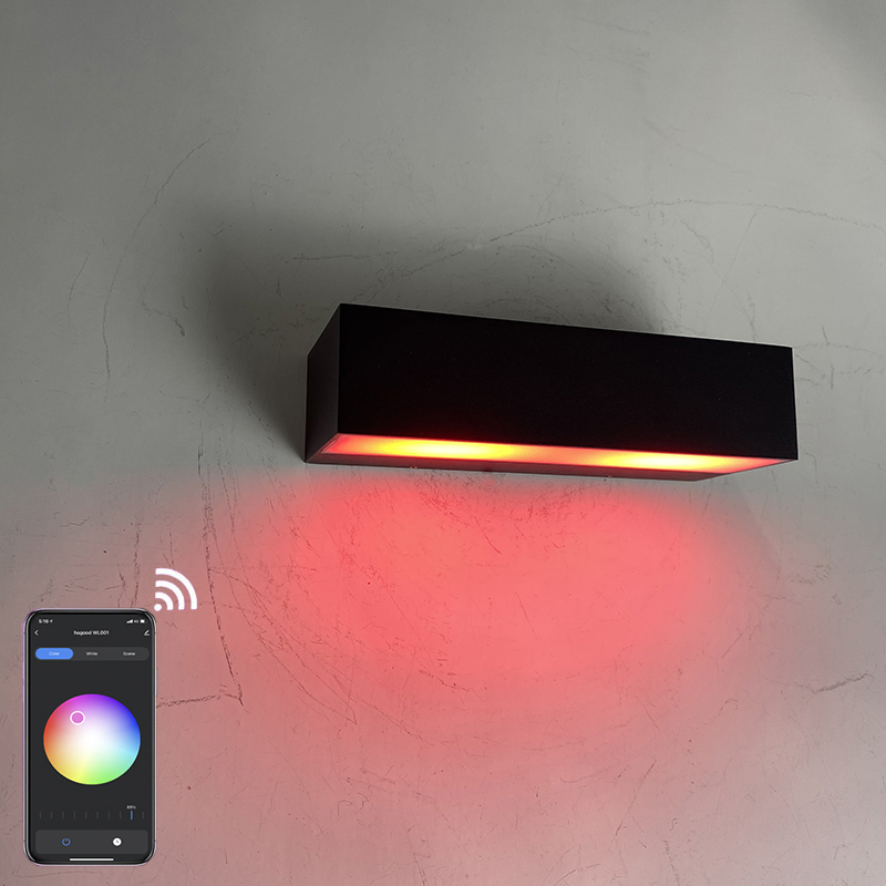 Intelligent wall lamp